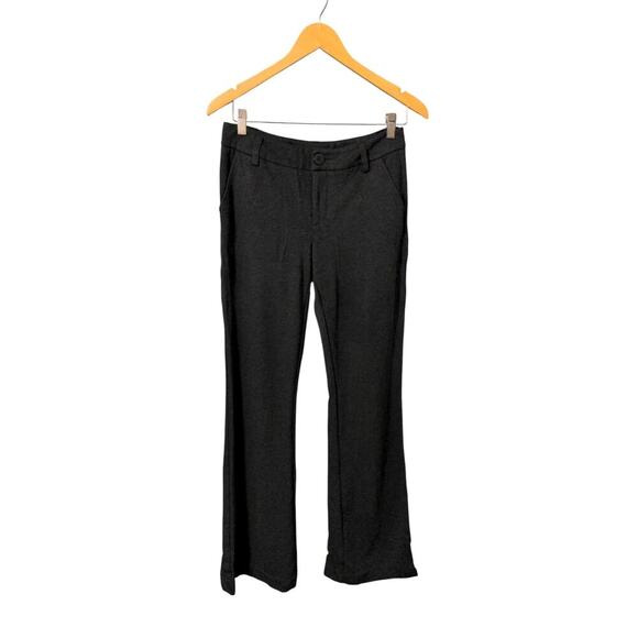 Cabi The Promotion Trouser Flare Leg Women's Grey Twill Pants Size 4 U - Picture 2 of 11